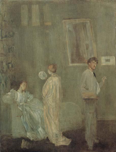 James Abbot McNeill Whistler The Artist s Studio France oil painting art